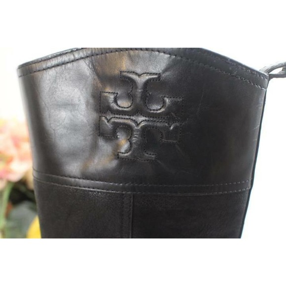 Tory Burch Simone Riding Boots Leather size 7m (bota1400 - Picture 5 of 12